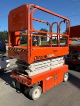 2016 SNORKEL SCISSOR LIFT MODEL S3219E ANSI , ELECTRIC, APPROX MAX PLATFORM HEIGHT 19FT, NON MARK...