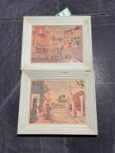 ( 2 ) SIKAT OF CHARLESTON IN FRAMES WALL DECOR,  APPROXIMATELY 20€� L X 16 W€� 