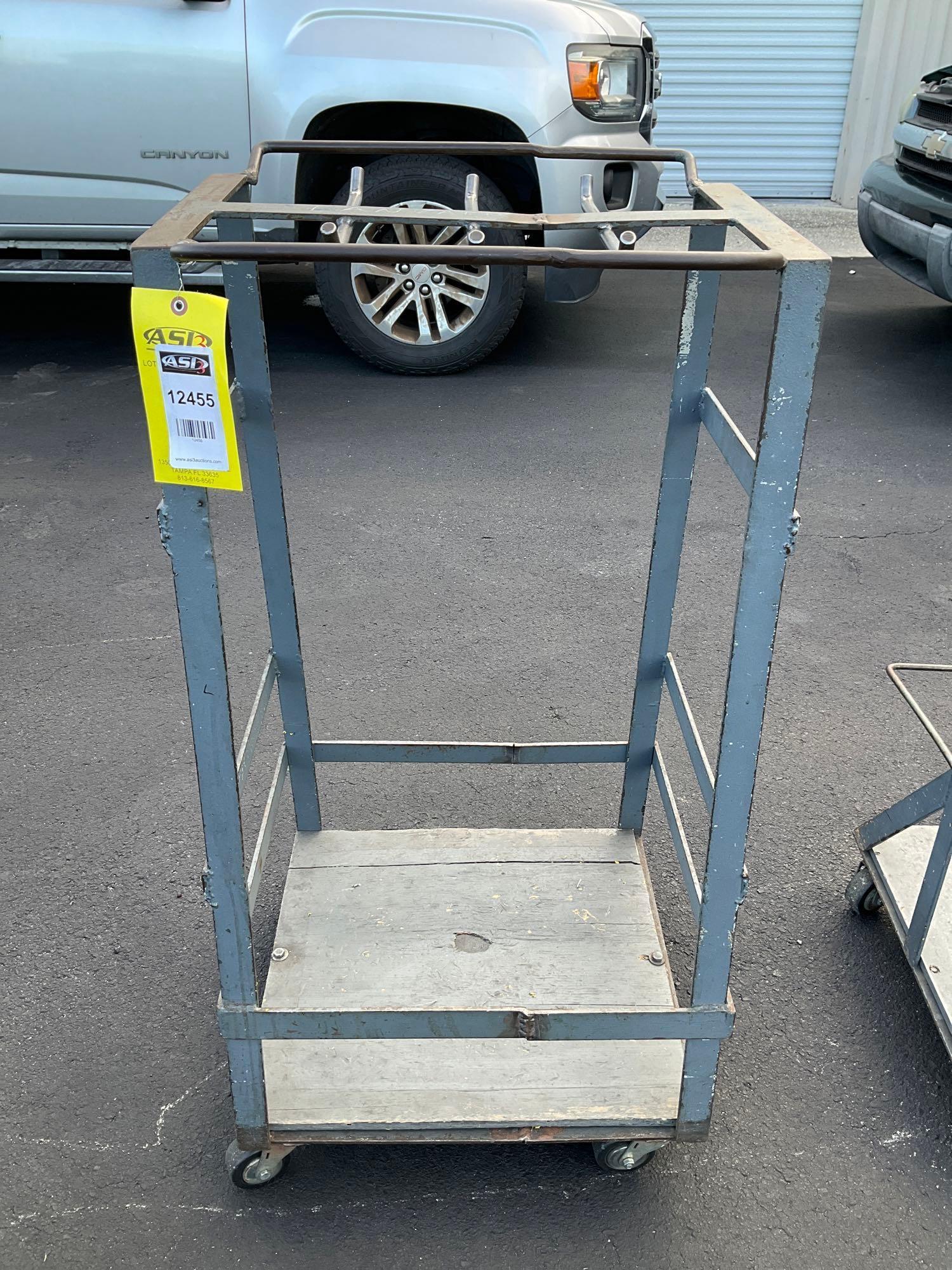 ( 4 ) ROLLING CARTS , APPROX 22" W...x 20? L x 42? T , APPROX 24" W...x 20? L x 43? T, APPROX...3...