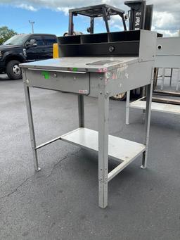 ULINE WORK STATION TABLE , APPROX 35? W x 30? L x 50? T