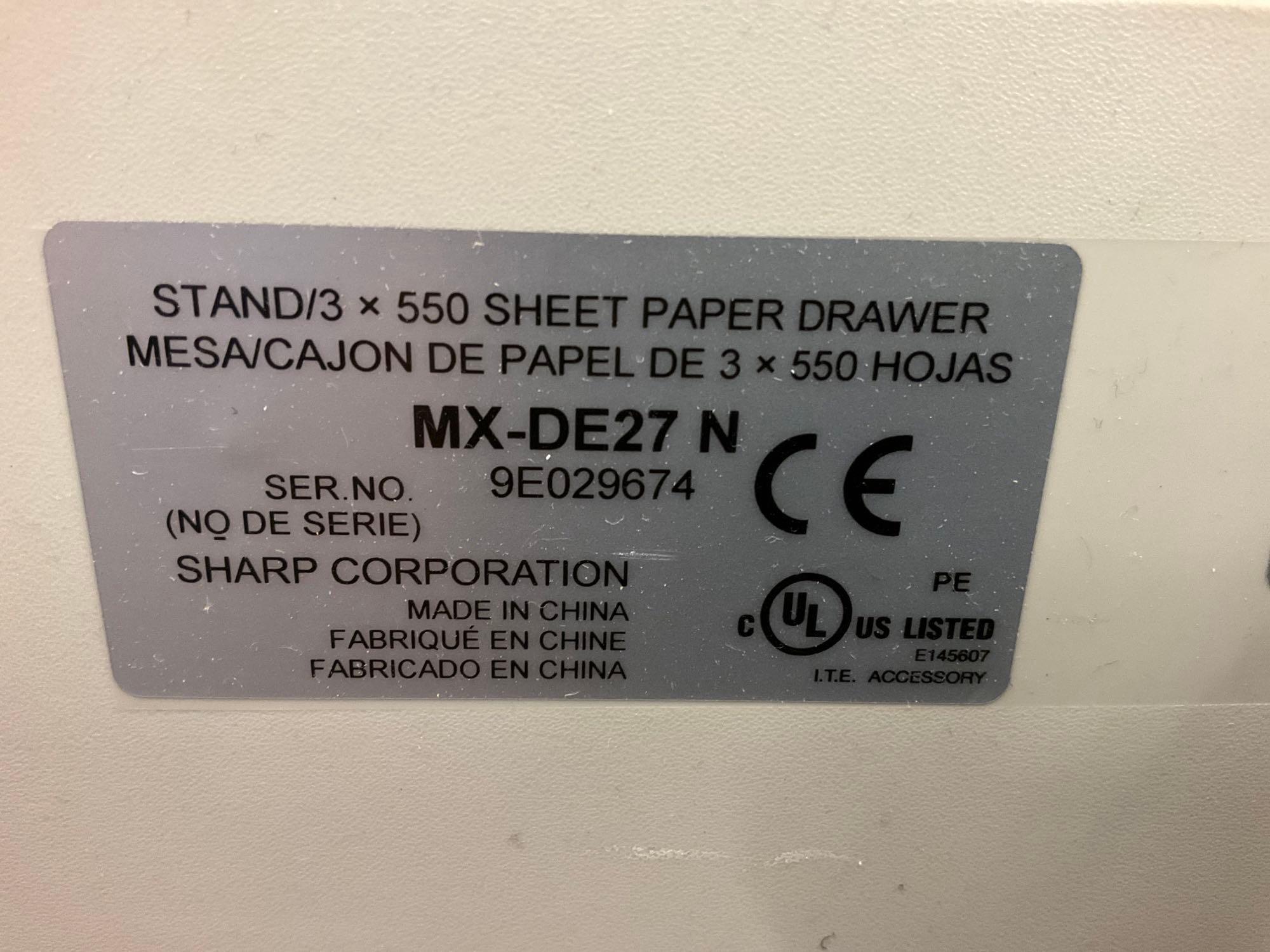 SHARP CORPORATION DIGITAL MULTIFUNCTIONAL MX-M5070, POWERS ON