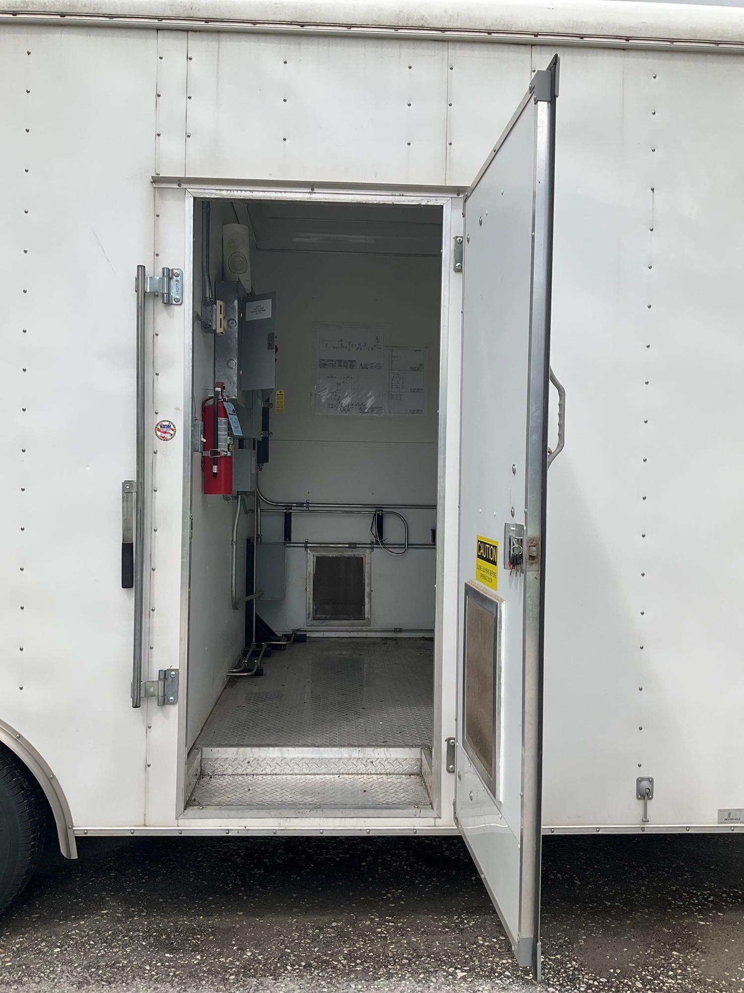 UNITED EXPRESS LINE ENCLOSED TRAILER, BOX APPROX 20FT LONG