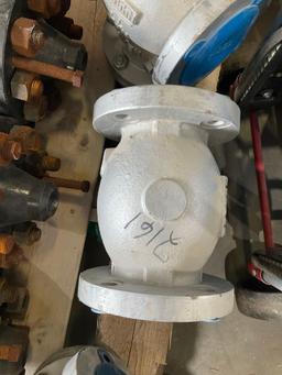 LOT OF INDUSTRIAL VALVES OF VARIOUS BRANDS AND SIZES