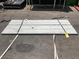 UNUSED METAL ROOF PANEL , APPROX 8FT L x 3FT W, APPROX 70 PIECES