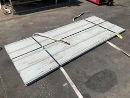 UNUSED METAL ROOF PANEL , APPROX 8FT L x 3FT W, APPROX 70 PIECES
