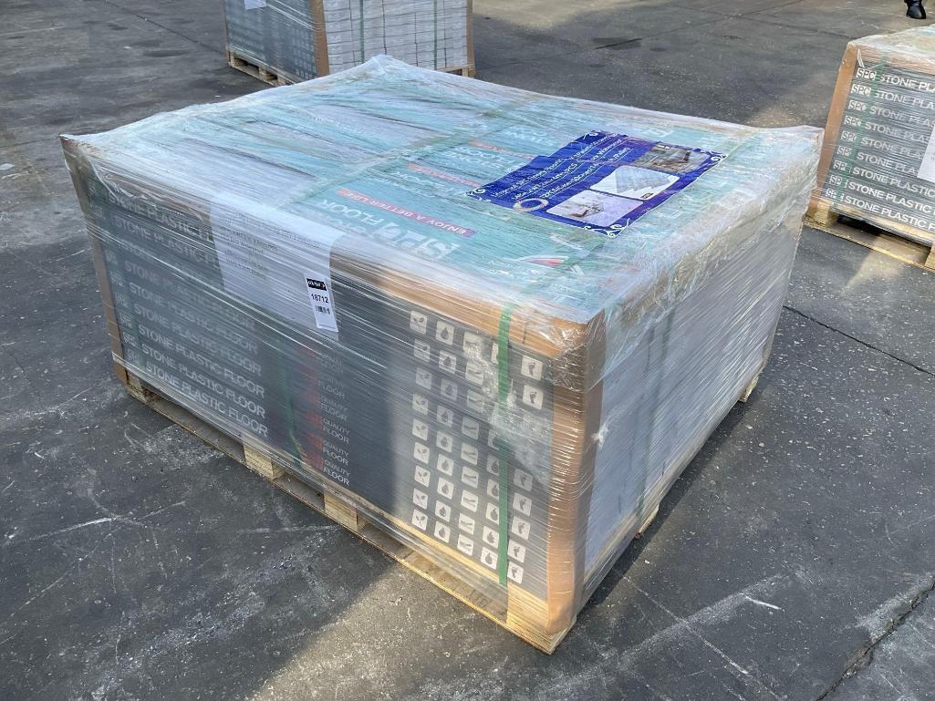 ( 1 ) PALLET UNUSED LIFEPROOF SPC LUXURY FLOORING, 48" L x 7.2" W x 4mm PER PIECE, APPROX 50 CASE...