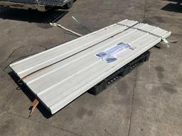 UNUSED METAL ROOF PANEL , APPROX 8FT L x 3FT W, APPROX 70 PIECES