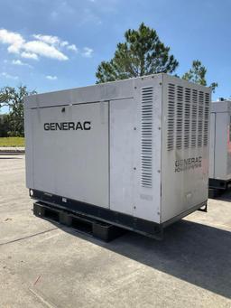 GENERAC30KW GENERATOR , LP / NG POWER, LOW HRS SHOWING, RUNS AND OPERATES