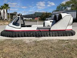 HOVERGUARD HOVERCRAFT W/TRAILER, HOVERTOUR 1000 MODEL 7900200, NEW BATTERY , 37 HRS SHOWING