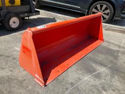 KUBOTA BUCKET ATTACHMENT FOR TRACTOR MODEL L2266, 66IN LONG