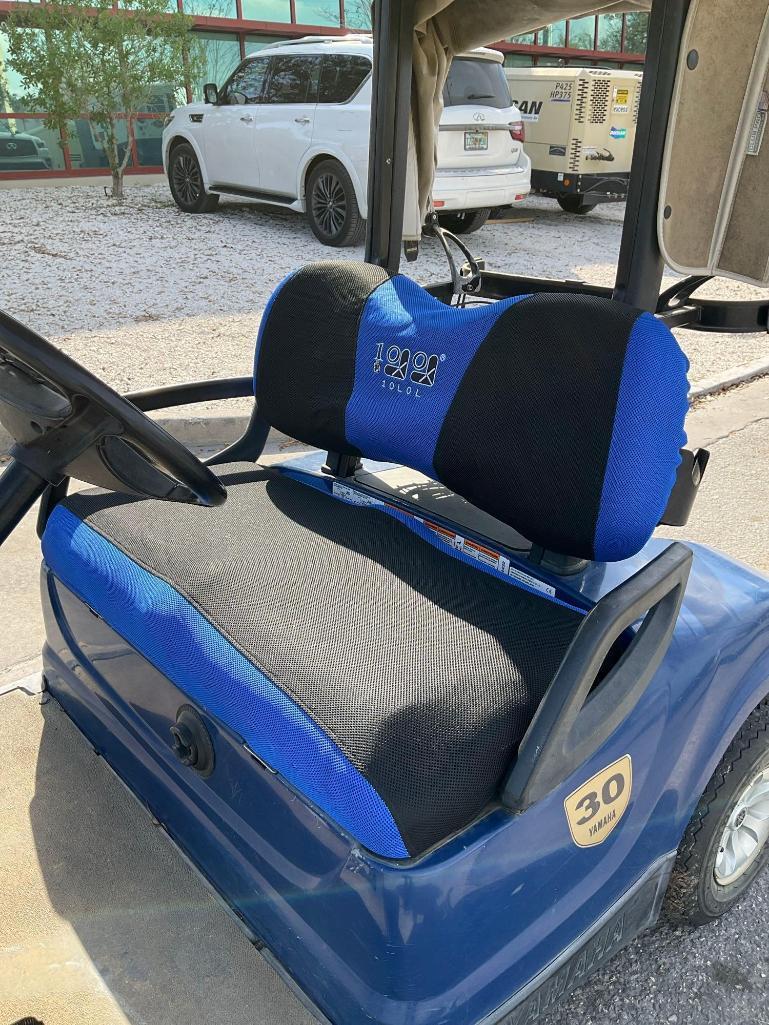 2015 YAMAHA GOLF CART MODEL YDREX5, ELECTRIC, 48VOLTS, BILL OF SALE ONLY , BATTERY CHARGER INCLUD...