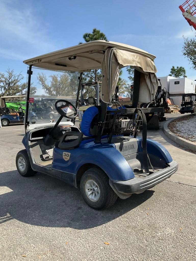 2015 YAMAHA GOLF CART MODEL YDREX5, ELECTRIC, 48VOLTS, BILL OF SALE ONLY , BATTERY CHARGER INCLUD...