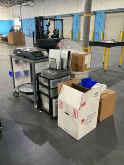 ULINE SCALES, CARTS AND OFFICE SUPPLIES