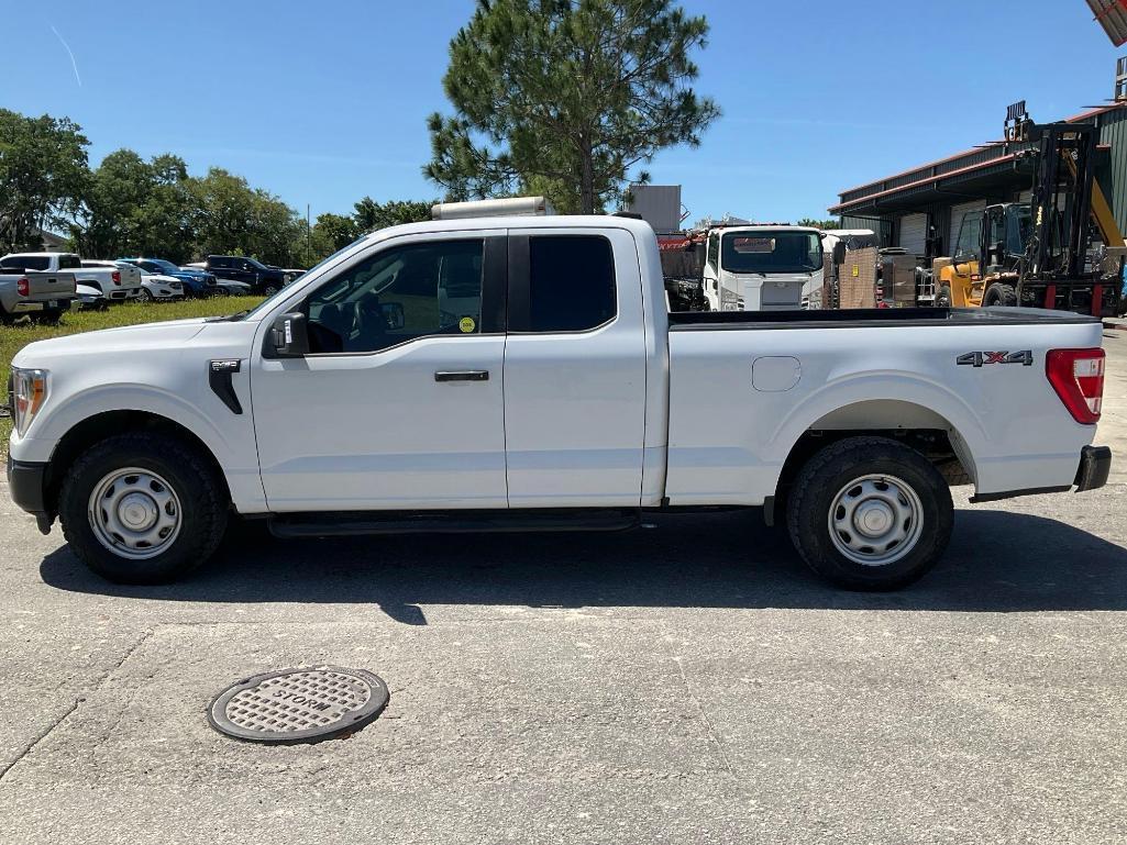 2022 FORD F-150 XL PICKUP TRUCK, GAS POWER AUTOMATIC,APPROX GVWR7050, 4X4, POWER LOCKS & WINDOWS ,