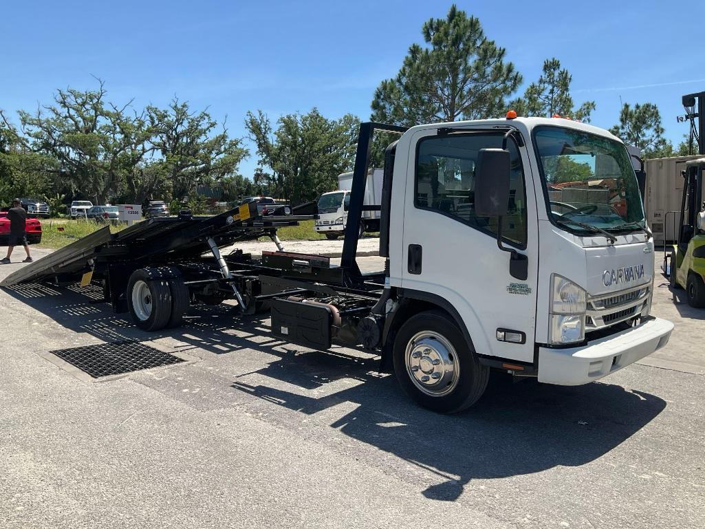 2021 ISUZU NQR ROLLBACK TRUCK, DIESEL, COTTRELL BED APPROX 251" L, NON CDL TRUCK, GVWR19500, FLEET