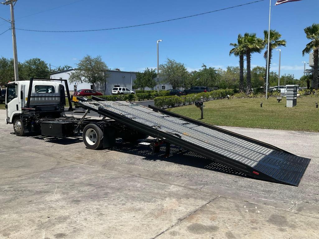 2021 ISUZU NQR ROLLBACK TRUCK, DIESEL, COTTRELL BED APPROX 251" L, NON CDL TRUCK, GVWR19500, FLEET