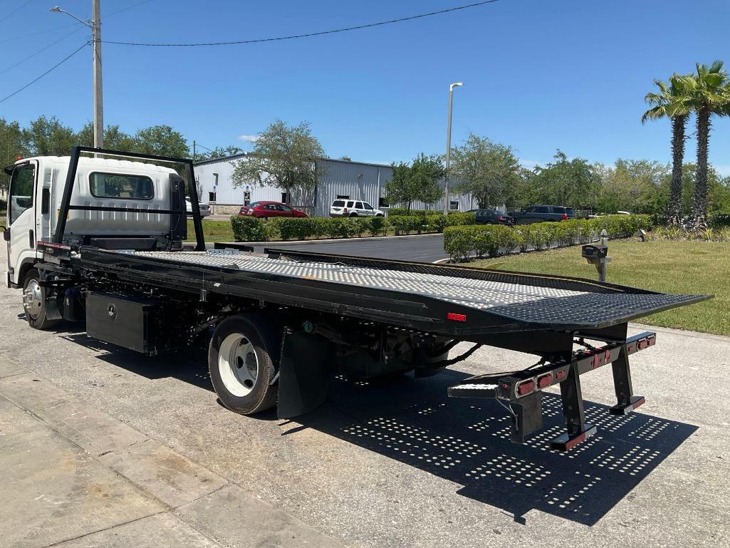 2021 ISUZU NQR ROLLBACK TRUCK, DIESEL, COTTRELL BED APPROX 251" L, NON CDL TRUCK, GVWR19500, FLEET