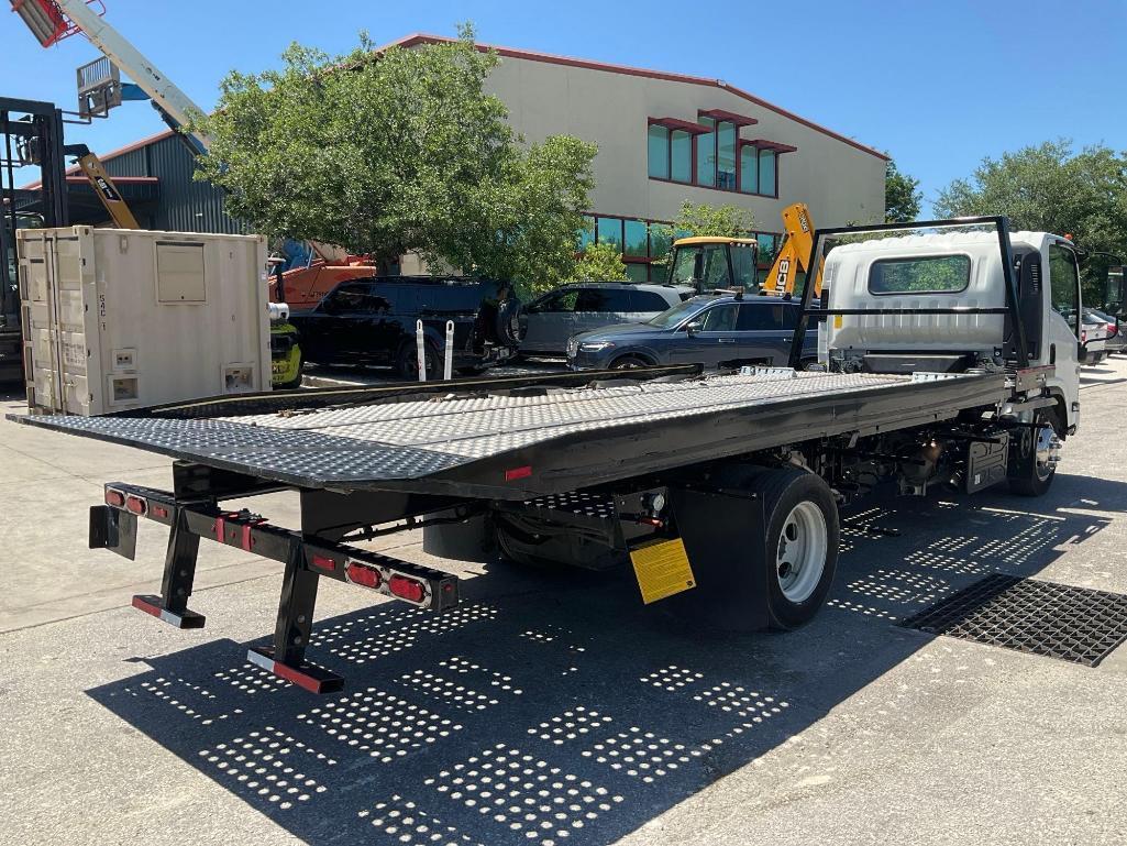 2021 ISUZU NQR ROLLBACK TRUCK, DIESEL, COTTRELL BED APPROX 251" L, NON CDL TRUCK, GVWR19500, FLEET