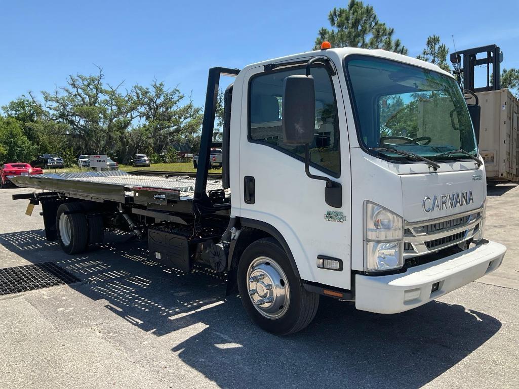 2021 ISUZU NQR ROLLBACK TRUCK, DIESEL, COTTRELL BED APPROX 251" L, NON CDL TRUCK, GVWR19500, FLEET