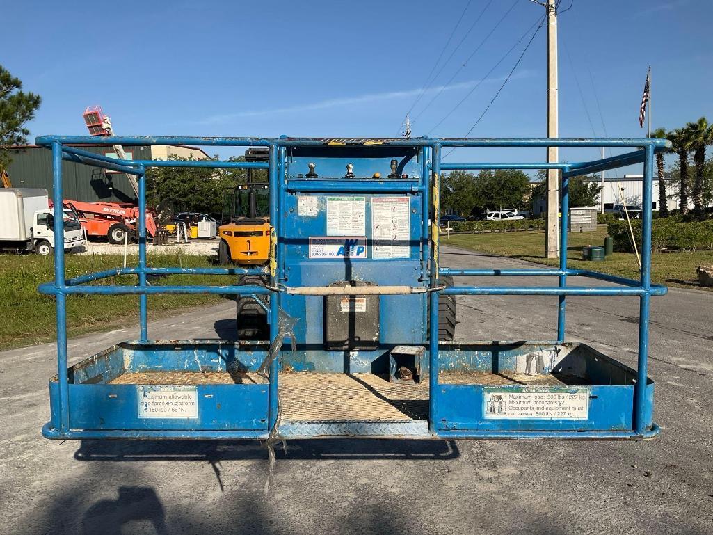 GENIE BOOMLIFT MODEL S60, DIESEL ,MAX PLATFORM HEIGHT 60FT, MAX REACH 50FT, 4x4, RUNS AND OPERATES