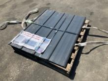 UNUSED METAL ROOF PANEL , APPROX 4FT L x 3FT W, APPROX 30 PIECES...