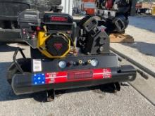 UNUSED POWER TRAIN AIR COMPRESSOR MODEL PT-TT70G-CP, GAS POWERED,... APPROX 150 MAX RATED PSI, AP...