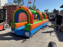 RAINBOW 25FT SLIP -N-SLIDE BOUNCE HOUSE WITH BLOWER...