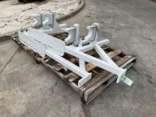 ( 2 ) HEAVY DUTY EQUIPMENT??????? POLE RACKS FOR TRUCKS, APPROX 70? EACH