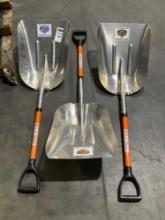 3 RHIN-O-RUGGED SHOVELS...