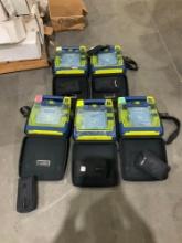 5 CARDIAC SCIENCE AUTOMATED EXTERNAL DEFIBRILLATORS