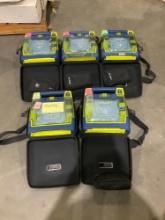 5 CARDIAC SCIENCE AUTOMATED EXTERNAL DEFIBRILLATORS