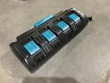 UNUSED...MAKITA...FOUR PORT MULTI CHARGER MODEL DC18SF