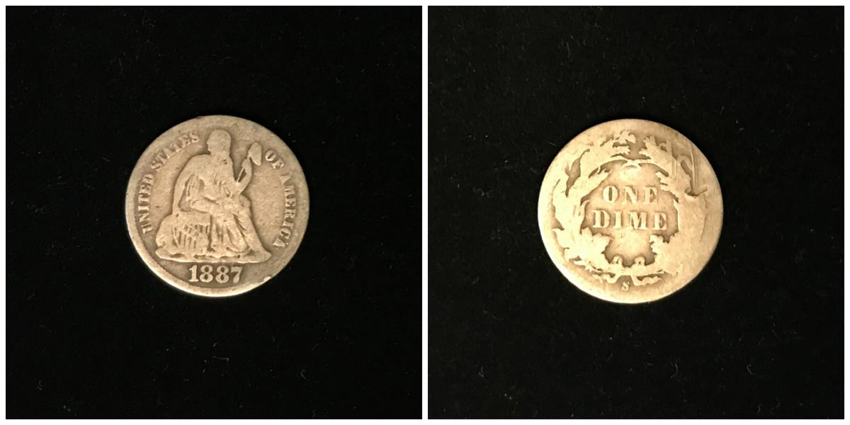 Seated Liberty Dime