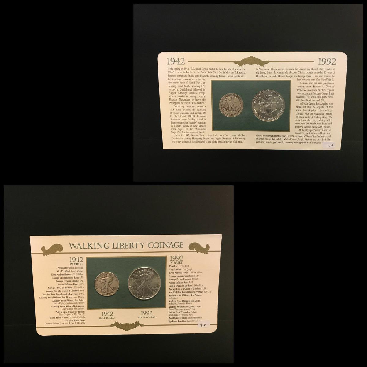 Walking Liberty Coinage Set