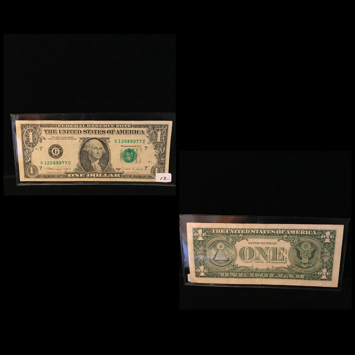 $1 Federal Reserve Note