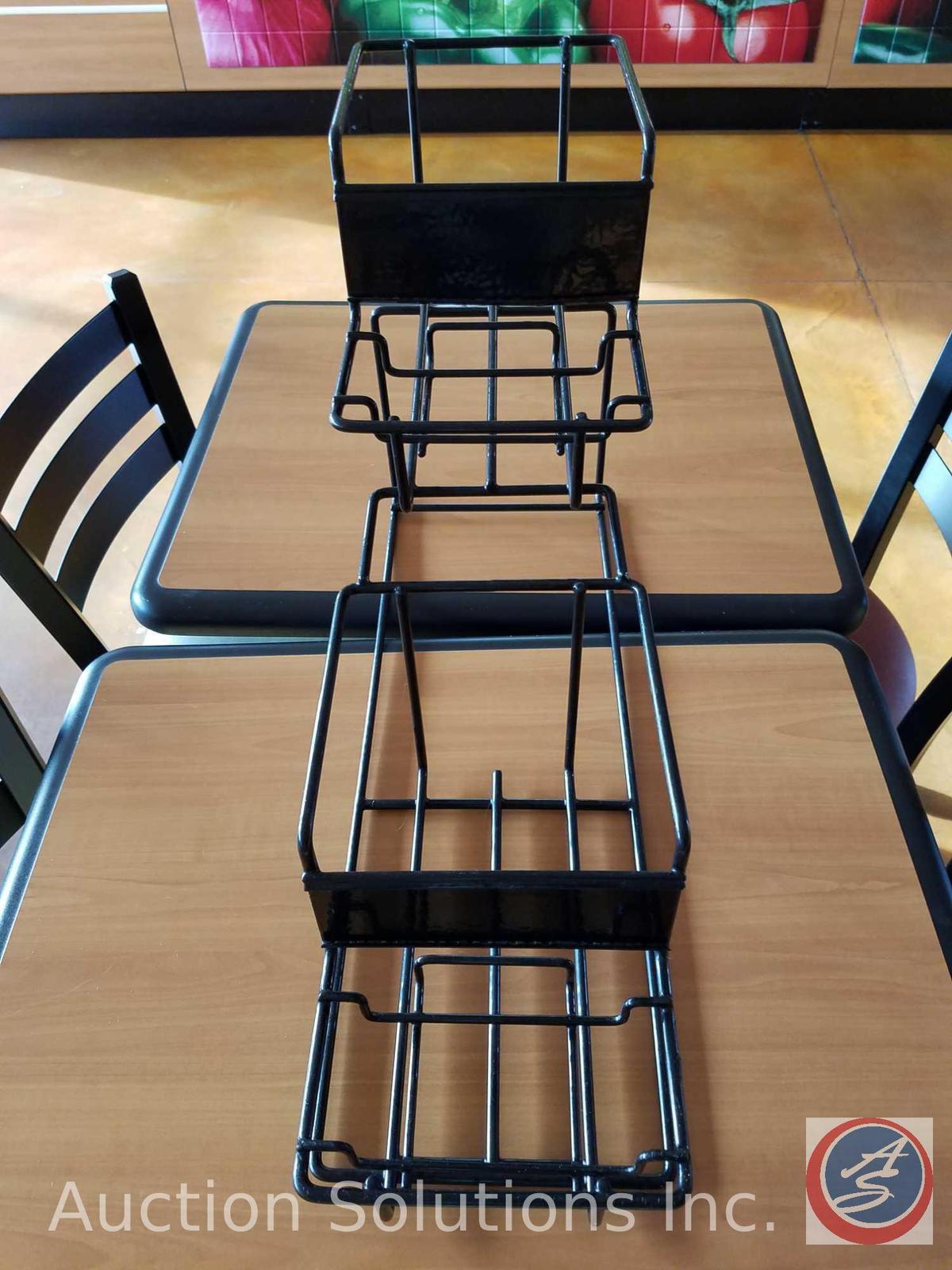 Wire coffee rack with (4) tiers