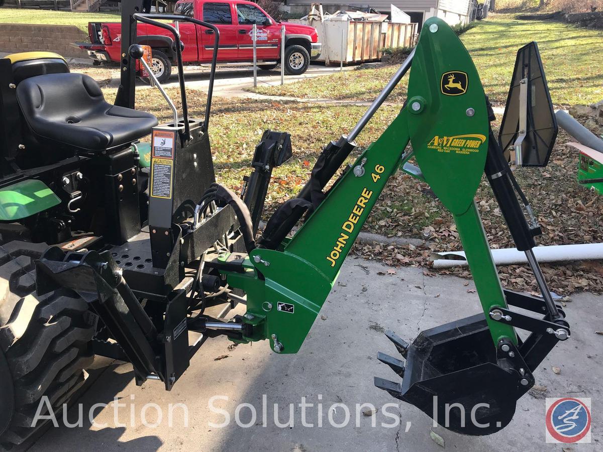 John Deere Back Hoe model 46. [Currently attached to the 2520 Tractor]