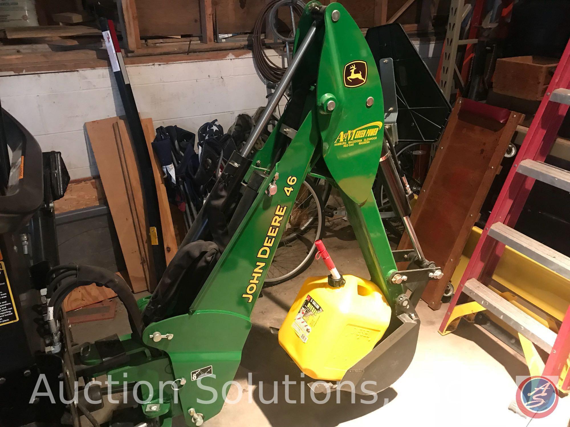 John Deere Back Hoe model 46. [Currently attached to the 2520 Tractor]