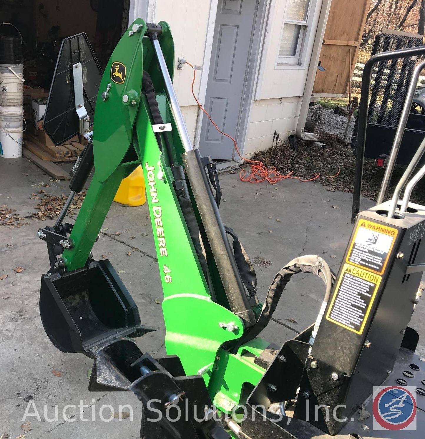 John Deere Back Hoe model 46. [Currently attached to the 2520 Tractor]