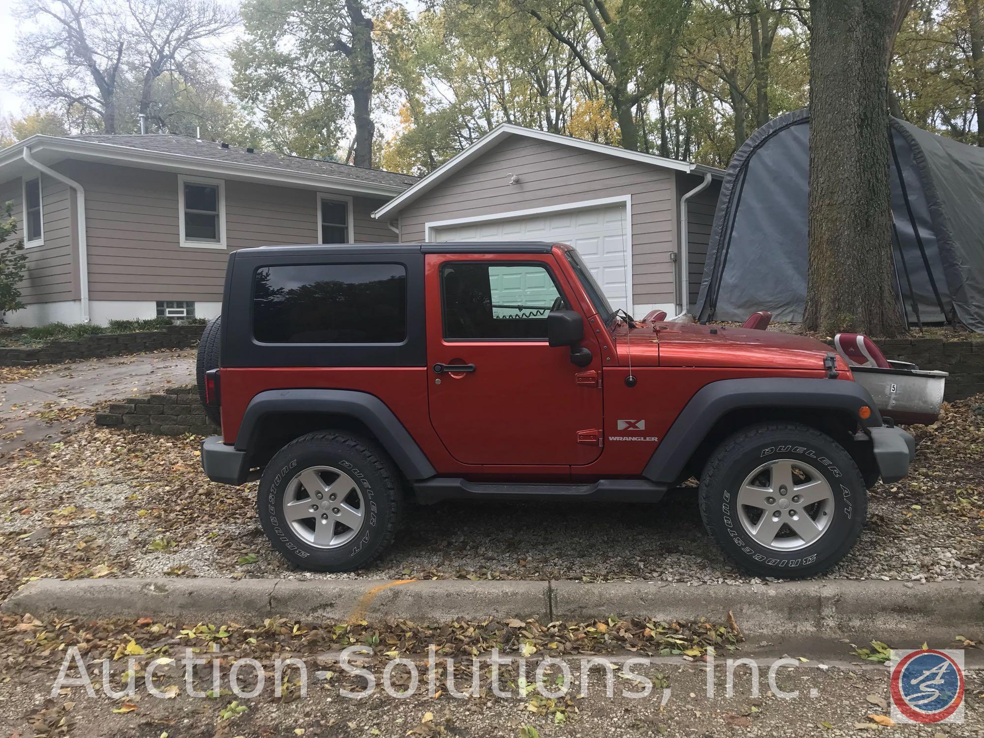 2009 Jeep Wrangler Multipurpose Vehicle (MPV), VIN # 1J4FA24149L755650