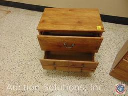 (1) Dresser (34" x 15 1/2" x 54") and (1) Night Stand (25" x 15 1/2" x 54") [SOLD 2x THE MONEY]