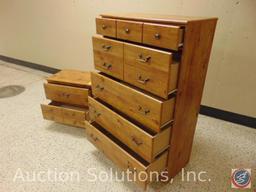 (1) Dresser (34" x 15 1/2" x 54") and (1) Night Stand (25" x 15 1/2" x 54") [SOLD 2x THE MONEY]