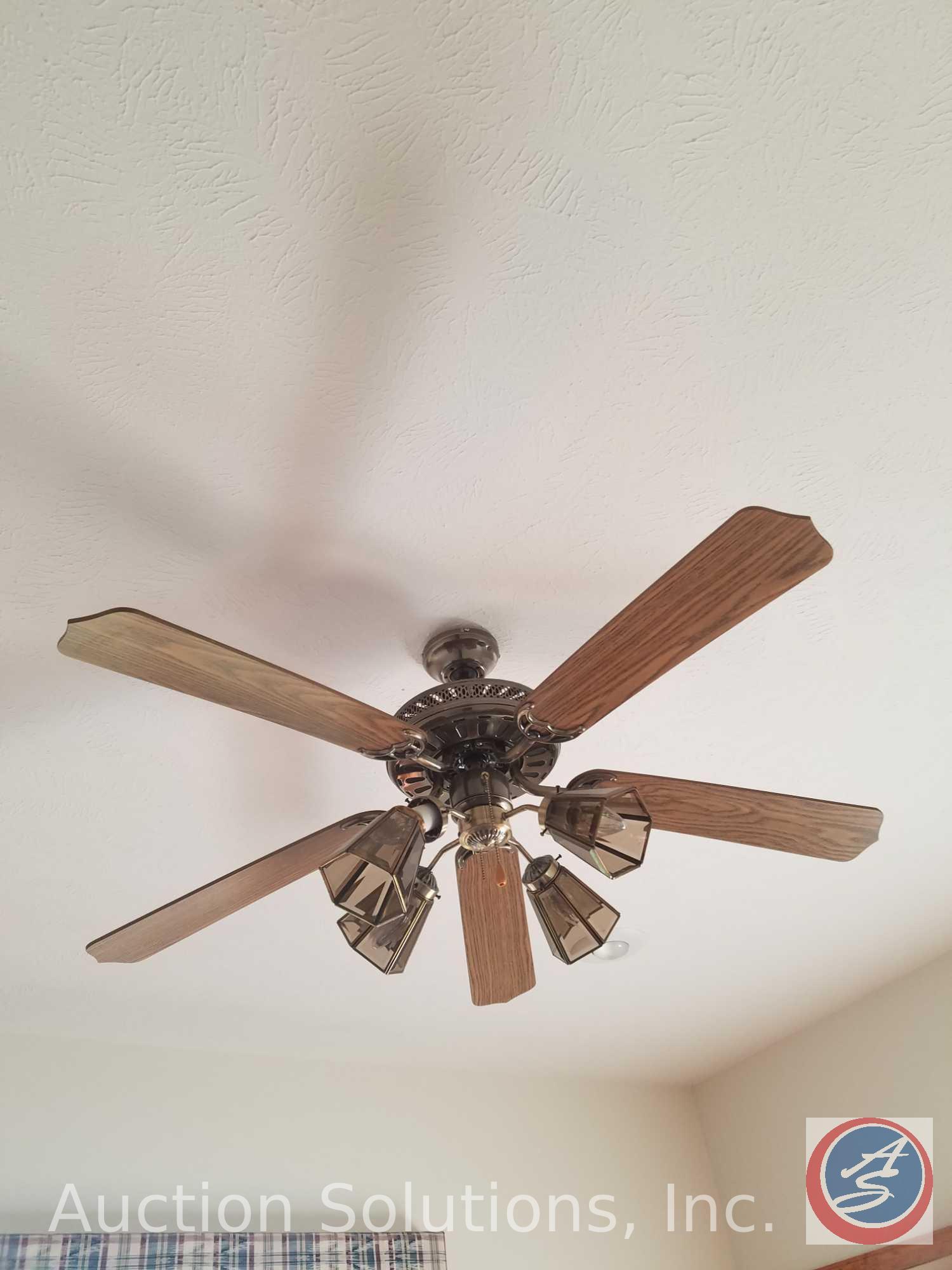 (2) Lighted Ceiling Fans; in Kitchen, and Main Floor Office