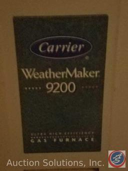 Carrier WeatherMaker 9200 Ultra High Efficiency Gas Furnace, Carrier AC unit (model # 38TKB042300),