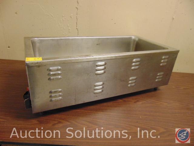 Countertop Food Warmer Model: W-43V - Electric, [1] 12" x 27" Pan Opening Holds [4] 1/3 size pans,