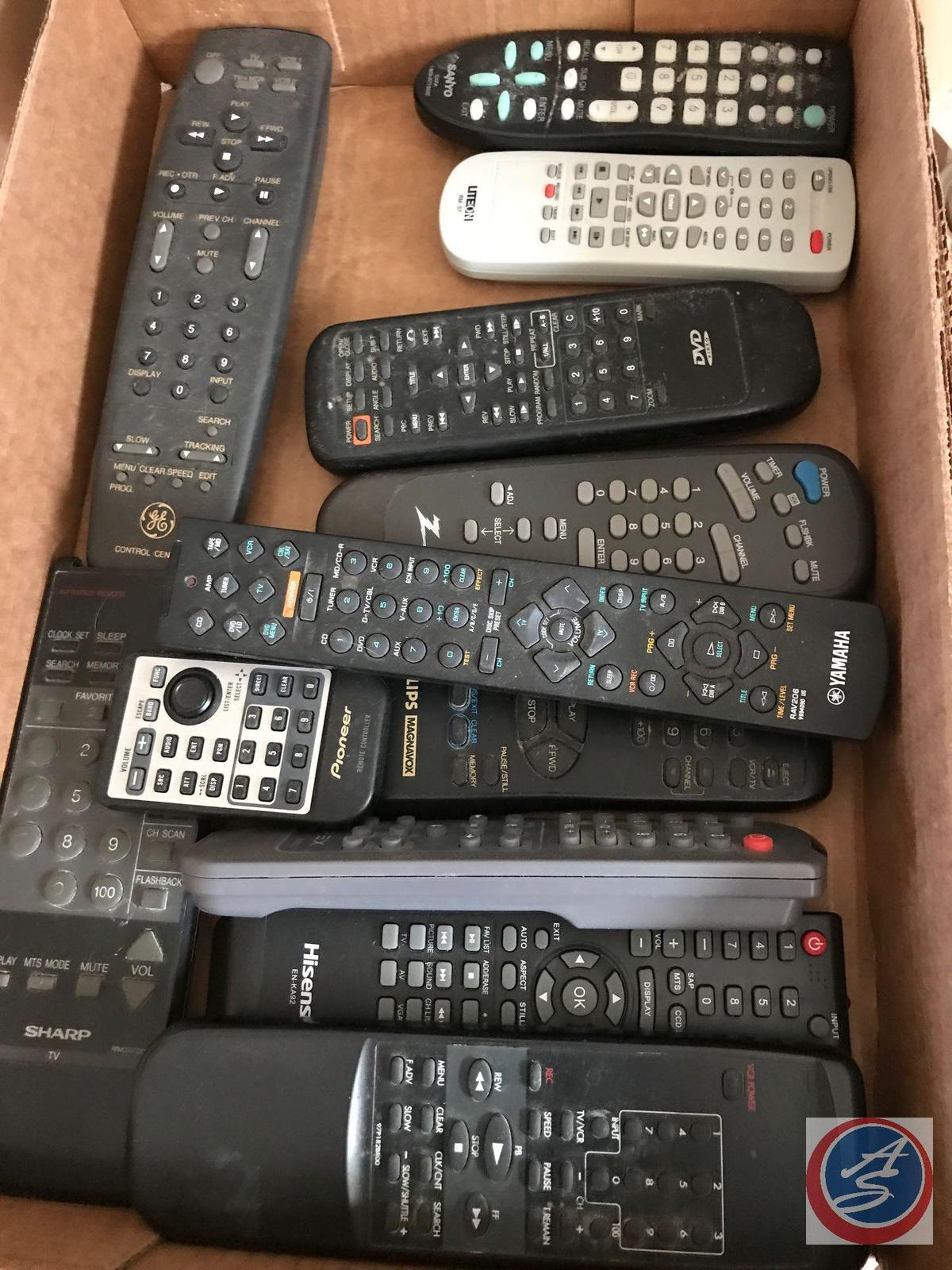 Assorted remote controls