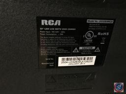 RCA 32 in. LCD HDTV DVD combo flatscreen on stand (Model #LED32B30RQD)