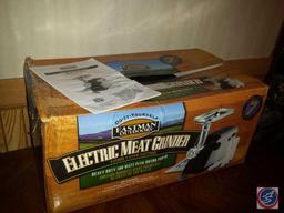 Eastman Outdoor Do-it-Yourself Electric Meat Grinder in Original Box