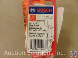 (2) Bosch 4.5 in X 17 in clay spade