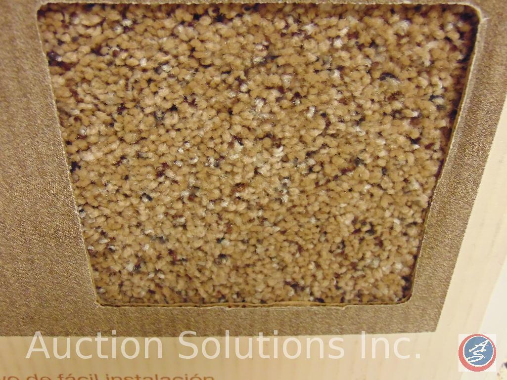 Soft Collection Seamless Carpet Tiles (40) sq. ft. per case w/ peel and stick easy installation.